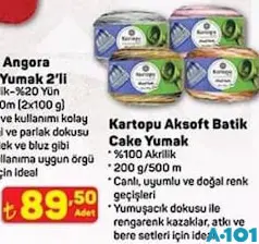 KARTOPU AKSOFT BATİK CAKE YUMAK fiyat ve kampanya bilgisi